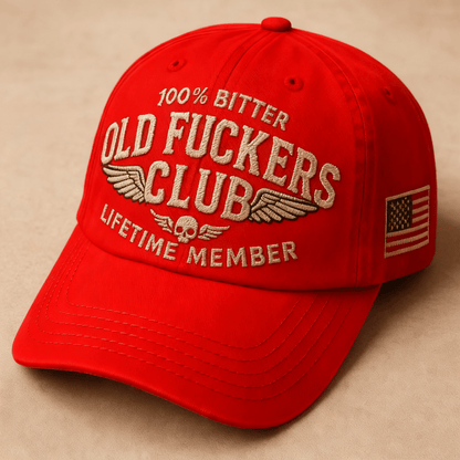 🧢 Old Fuckers Club — Vintage Cotton Dad Hat
