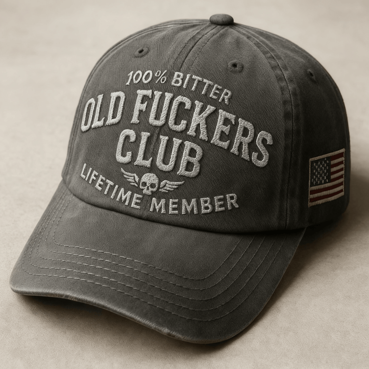🧢 Old Fuckers Club — Vintage Cotton Dad Hat