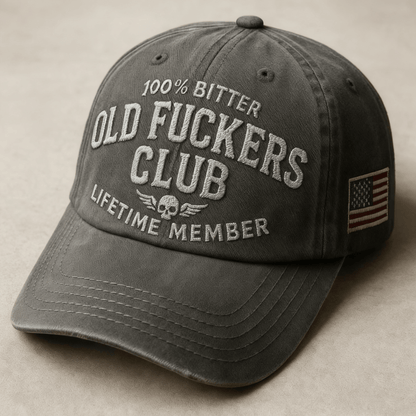 🧢 Old Fuckers Club — Vintage Cotton Dad Hat