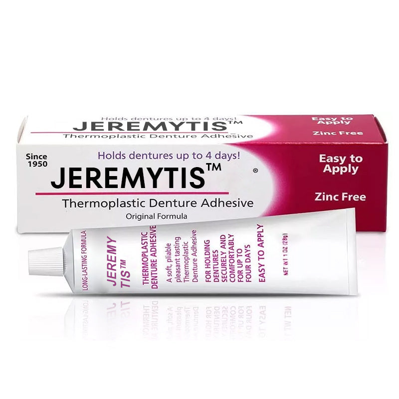 ⏰[Official Brand Store 24-Hours Promotion Buy 1 Get 2 Free] JEREMYTIS™ Thermoplastic Denture Adhesive