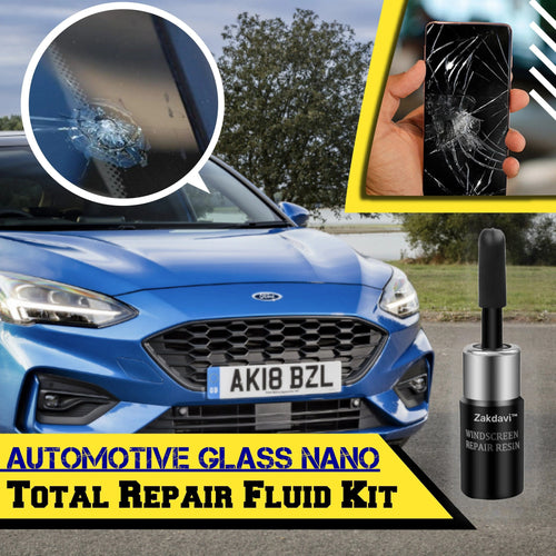 🚗💎 Zakdavi™ Automotive Glass Nano Repair Kit – Total Solution for Crack & Scratch Restoration ✨🔧