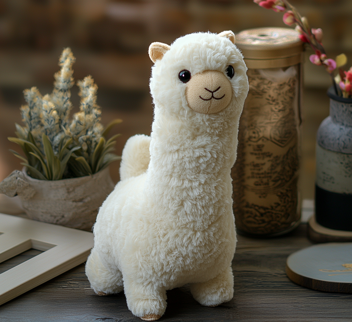 🦙Lifelike Robot Alpaca: Walks, Wags, and Wiggles for Ultimate Cuddly Companionship!
