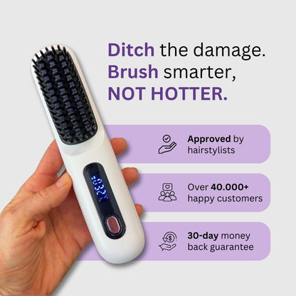 Negusy™ Portable Straightener Brush PRO