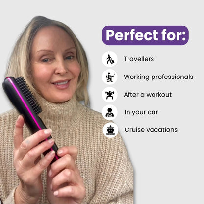 Negusy™ Portable Straightener Brush PRO