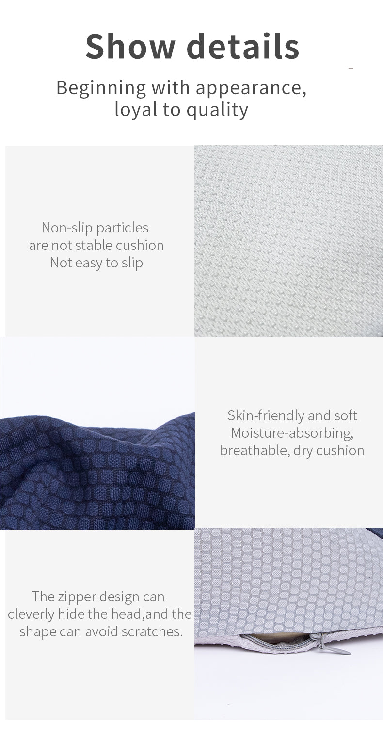 Zakdavi™ Orthopedic Ventilated Memory Foam Seat Cushion – Relieve Pressure & Sit in Comfort All Day